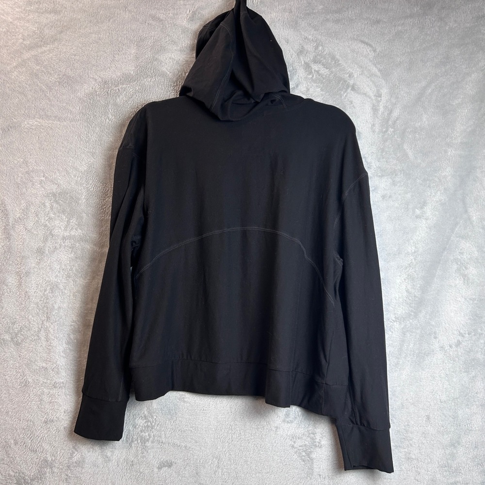 FLX Travel Leisure Sweatershirts Hoodie Womens XL Black Pullover NEW - Picture 3 of 8